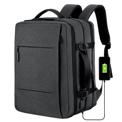 Sac à Dos Voyage Cabine Avion Extensible avec USB – vue 9 – Yokabag