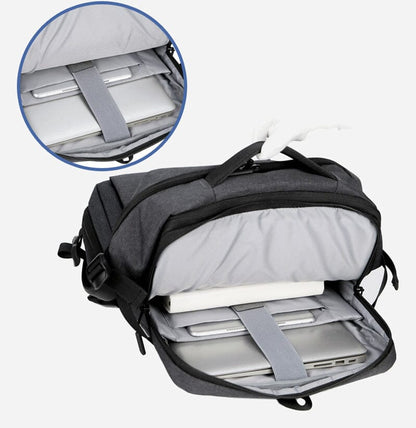 Sac à Dos Voyage Cabine Avion Extensible avec USB – vue 8 – Yokabag