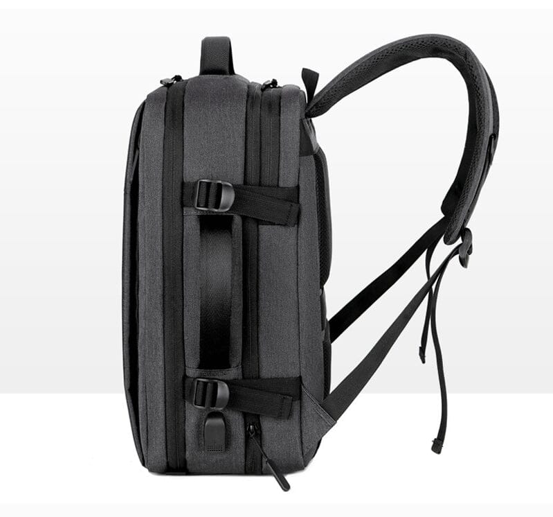 Sac à Dos Voyage Cabine Avion Extensible avec USB – vue 5 – Yokabag