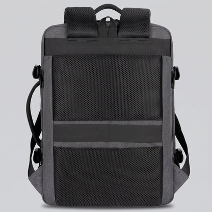 Sac à Dos Voyage Cabine Avion Extensible avec USB Bleu – vue 4 – Yokabag