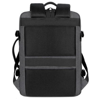 Sac à Dos Voyage Cabine Avion Extensible avec USB Bleu – vue 4 – Yokabag