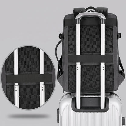 Sac à Dos Voyage Cabine Avion Extensible avec USB – vue 6 – Yokabag