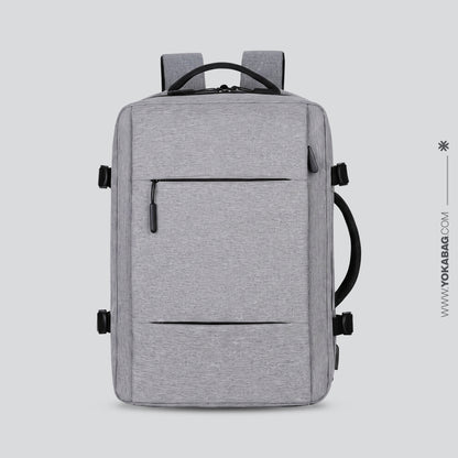 Sac à Dos Voyage Cabine Avion Extensible avec USB – vue 16 – Yokabag