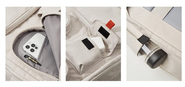 Sac à Dos de Voyage Cabine Avion avec Compartiment pour – vue 7 – Yokabag