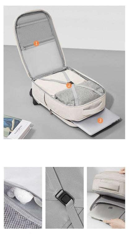 Sac à Dos de Voyage Cabine Avion avec Compartiment pour – vue 4 – Yokabag
