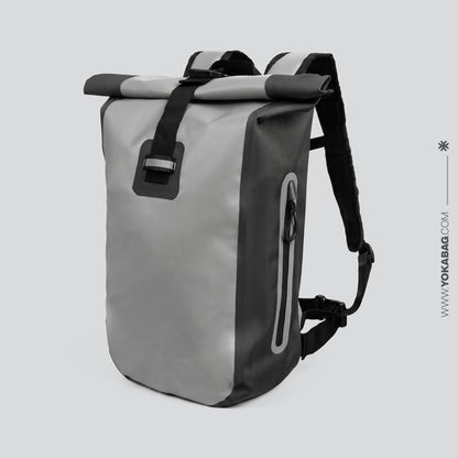 Sac à Dos Voyage Explorer Étanche 20L Bleu Marine – vue 3 – Yokabag