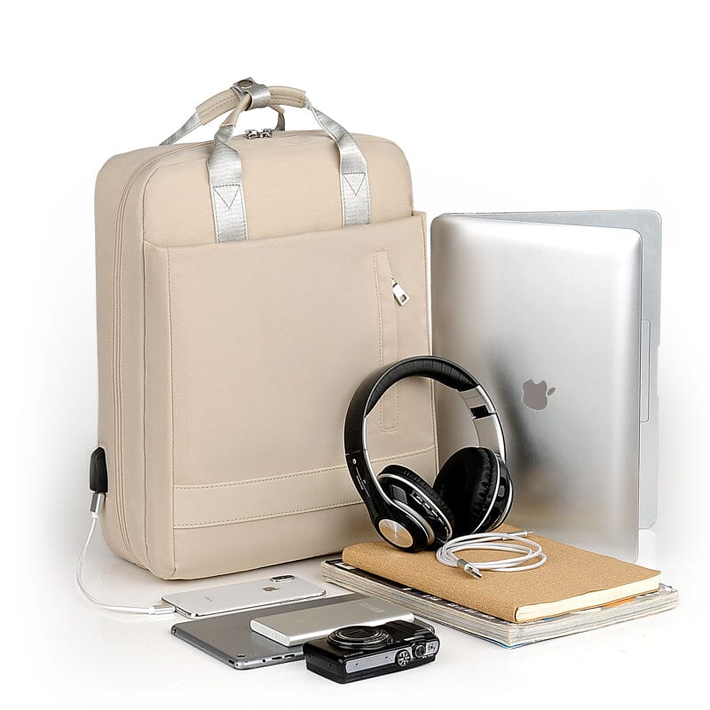 Sac à Dos de Voyage pour Femme - Avion et Compartiment USB – vue 9 – Yokabag
