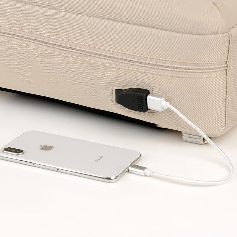 Sac à Dos de Voyage pour Femme - Avion et Compartiment USB – vue 5 – Yokabag