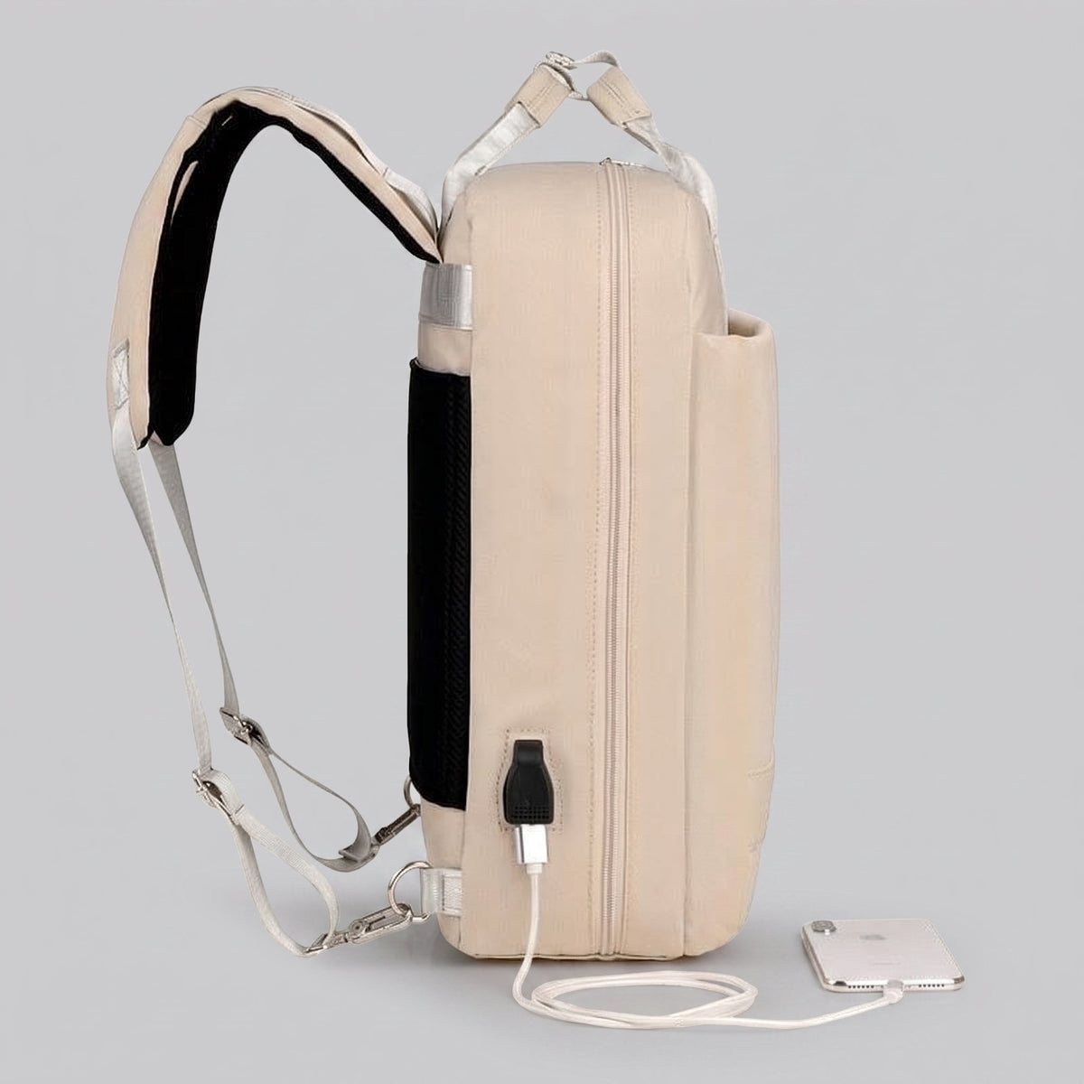 Sac à Dos de Voyage pour Femme - Avion et Compartiment USB – vue 6 – Yokabag