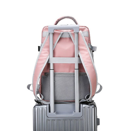Sac à Dos Voyage Femme - Évasion Cabine Noir – vue 3 – Yokabag