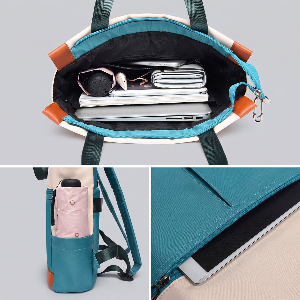 Sac à Dos Voyage Femme - Explorer & Authentique Bleu Foncé – vue 3 – Yokabag