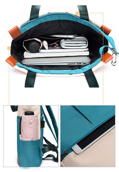 Sac à Dos Voyage Femme - Explorer & Authentique Bleu Foncé – vue 3 – Yokabag