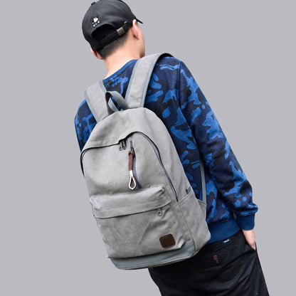 Sac à Dos Vintage pour Voyager en Toile Marron – vue 3 – Yokabag