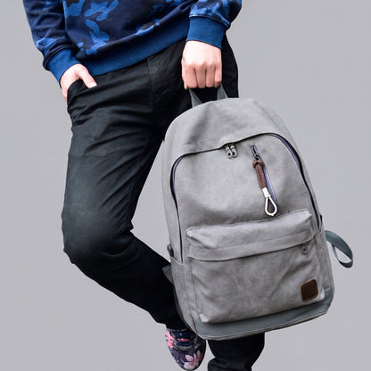 Sac à Dos Vintage pour Voyager en Toile Camel – vue 4 – Yokabag