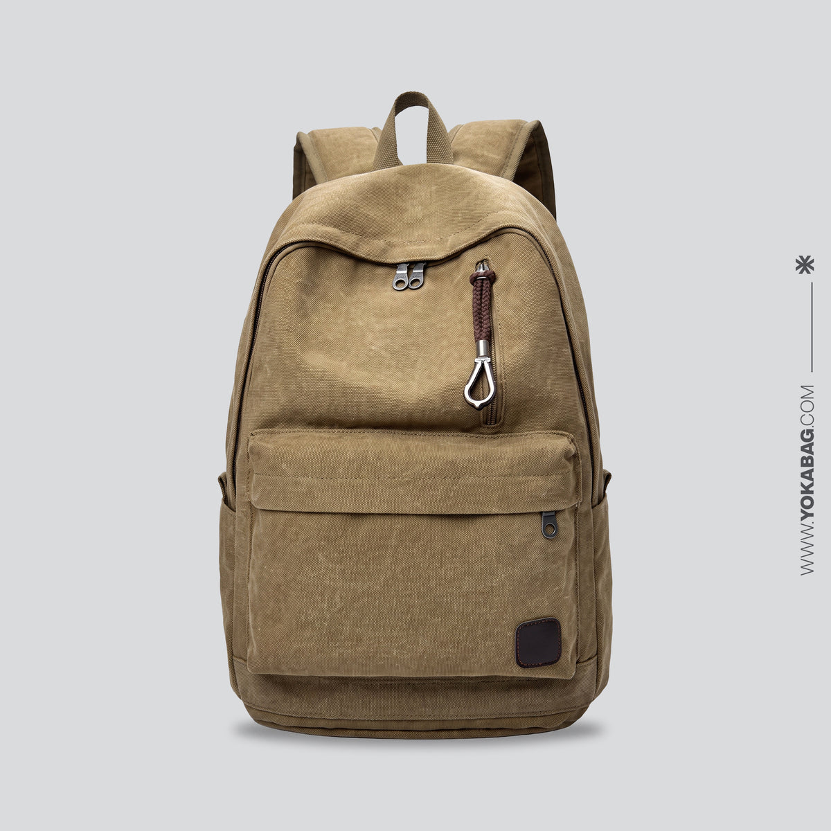 Sac à Dos Vintage pour Voyager en Toile – vue 9 – Yokabag