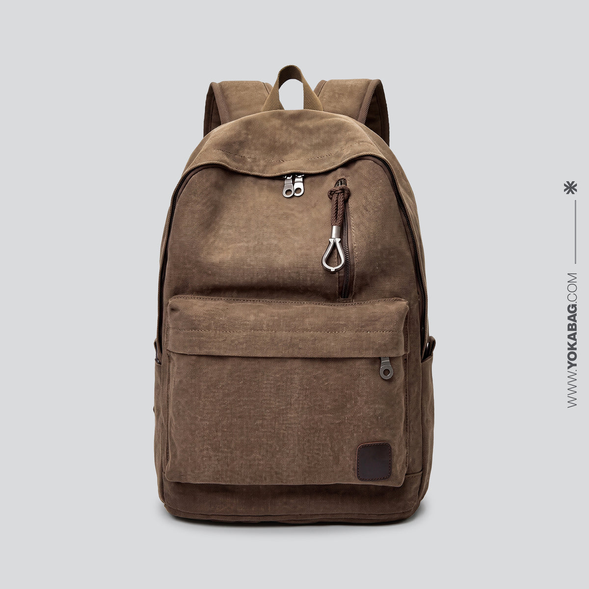 Sac à Dos Vintage pour Voyager en Toile – vue 8 – Yokabag