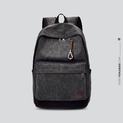 Sac à Dos Vintage pour Voyager en Toile – vue 7 – Yokabag