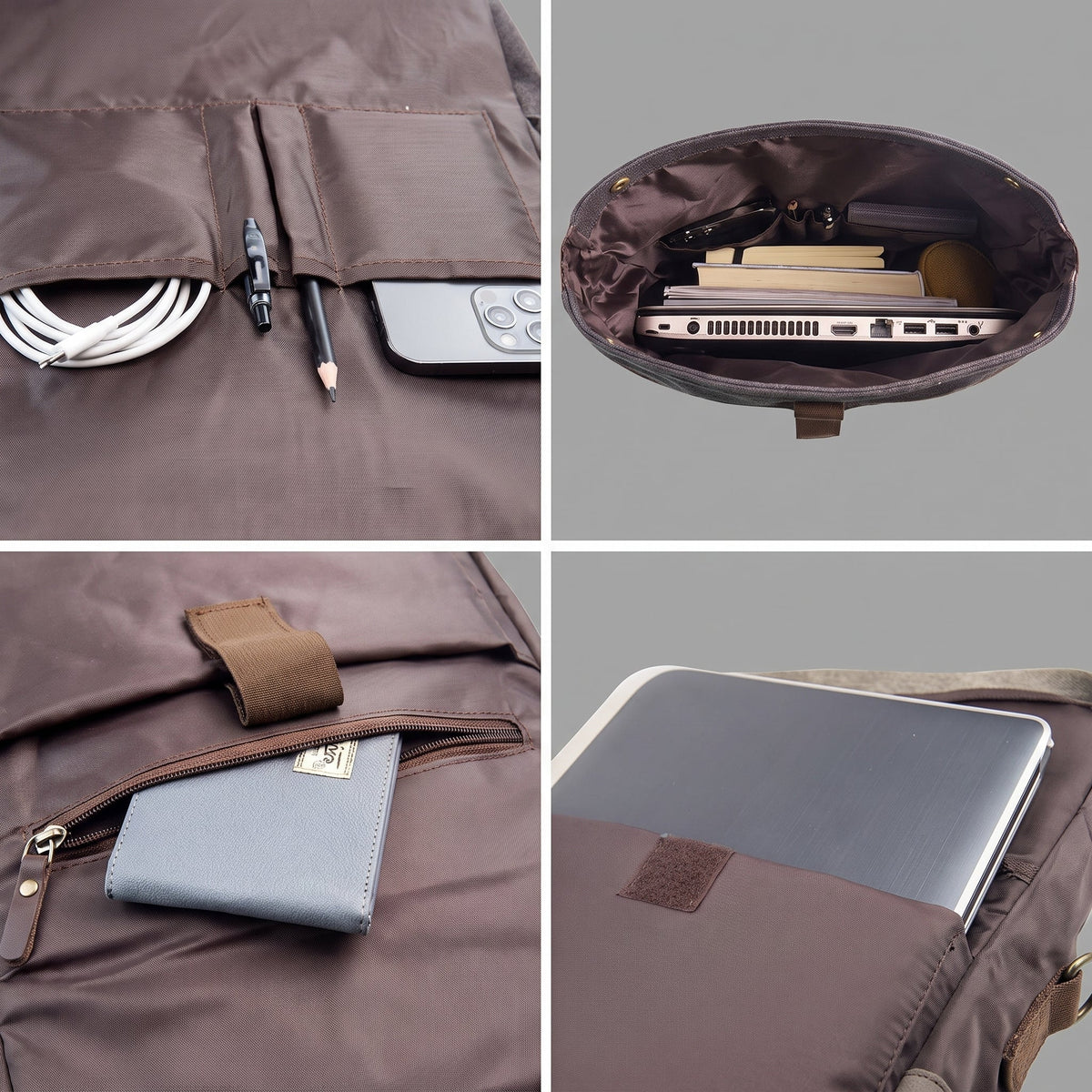Sac à Dos Vintage Explorer - Roll-Top – vue 5 – Yokabag