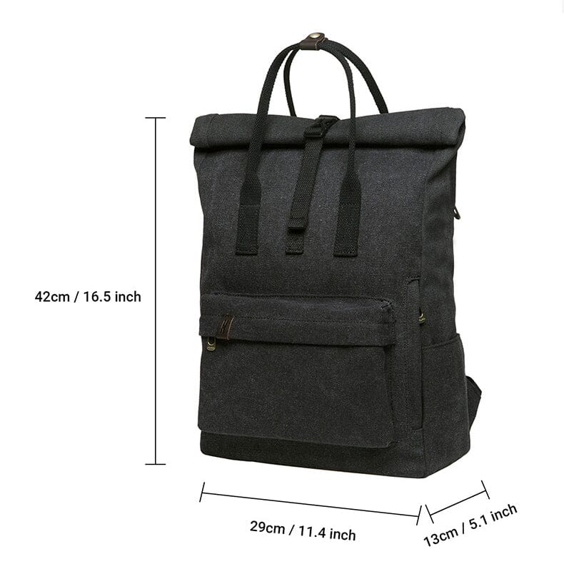 Sac à Dos Vintage Explorer - Roll-Top – vue 11 – Yokabag