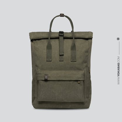Sac à Dos Vintage Explorer - Roll-Top – vue 9 – Yokabag