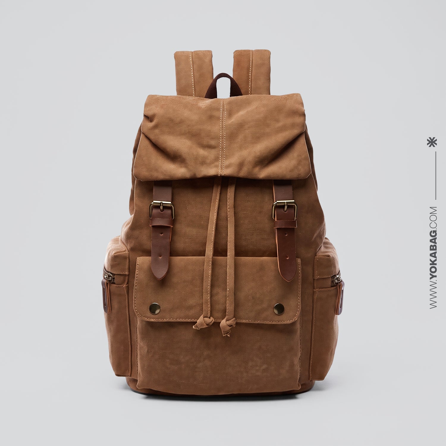 Sac à Dos Voyage Vintage en Toile Canvas