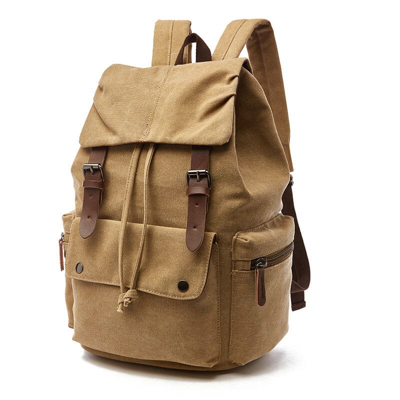 Sac à Dos Voyage Vintage en Toile Canvas – vue 8 – Yokabag