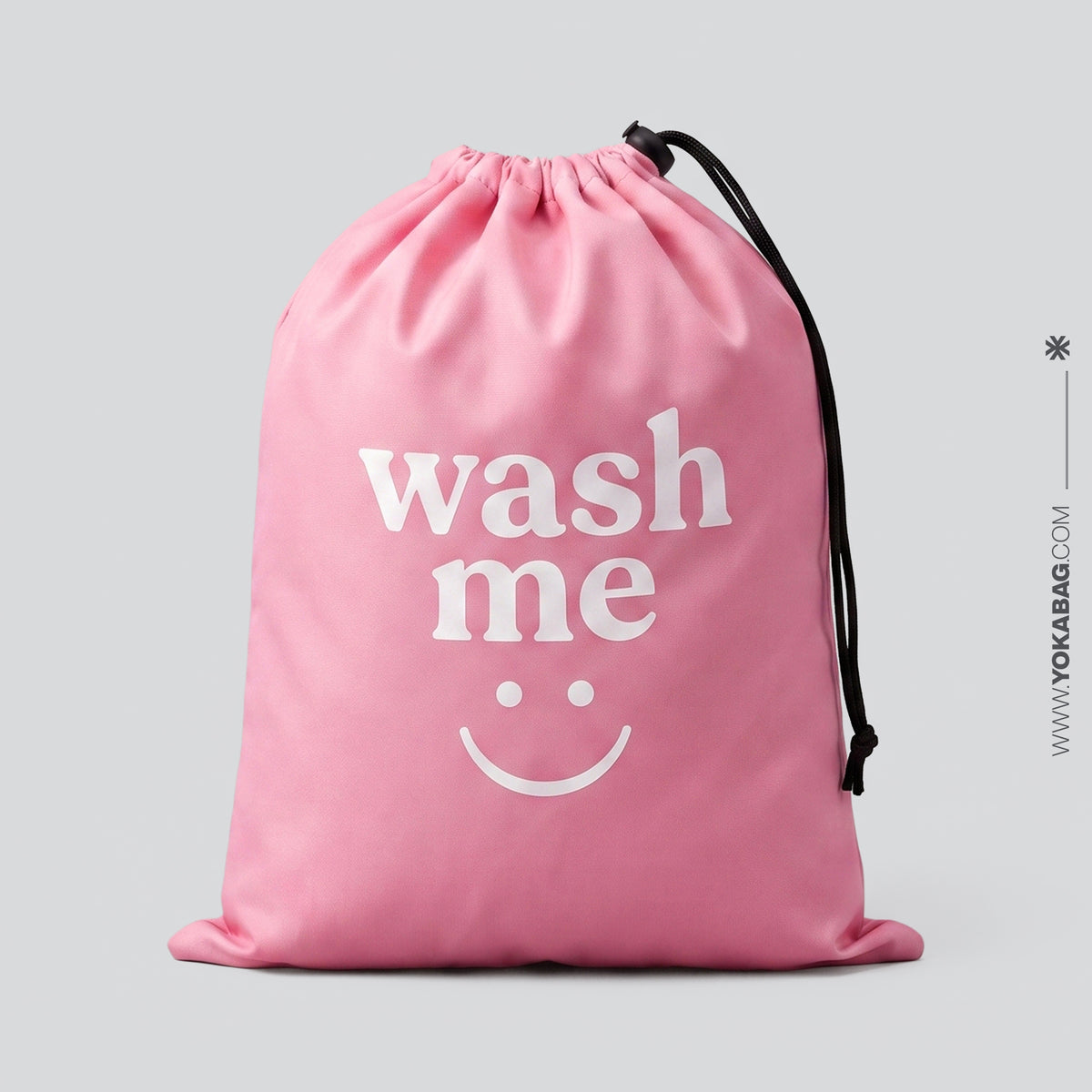 Sac de Voyage pour Linge Sale - Wash Me Rose – vue 3 – Yokabag