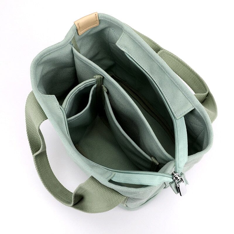 Sac de Voyage Cabas à Bandoulière pour Femme Camel – vue 3 – Yokabag