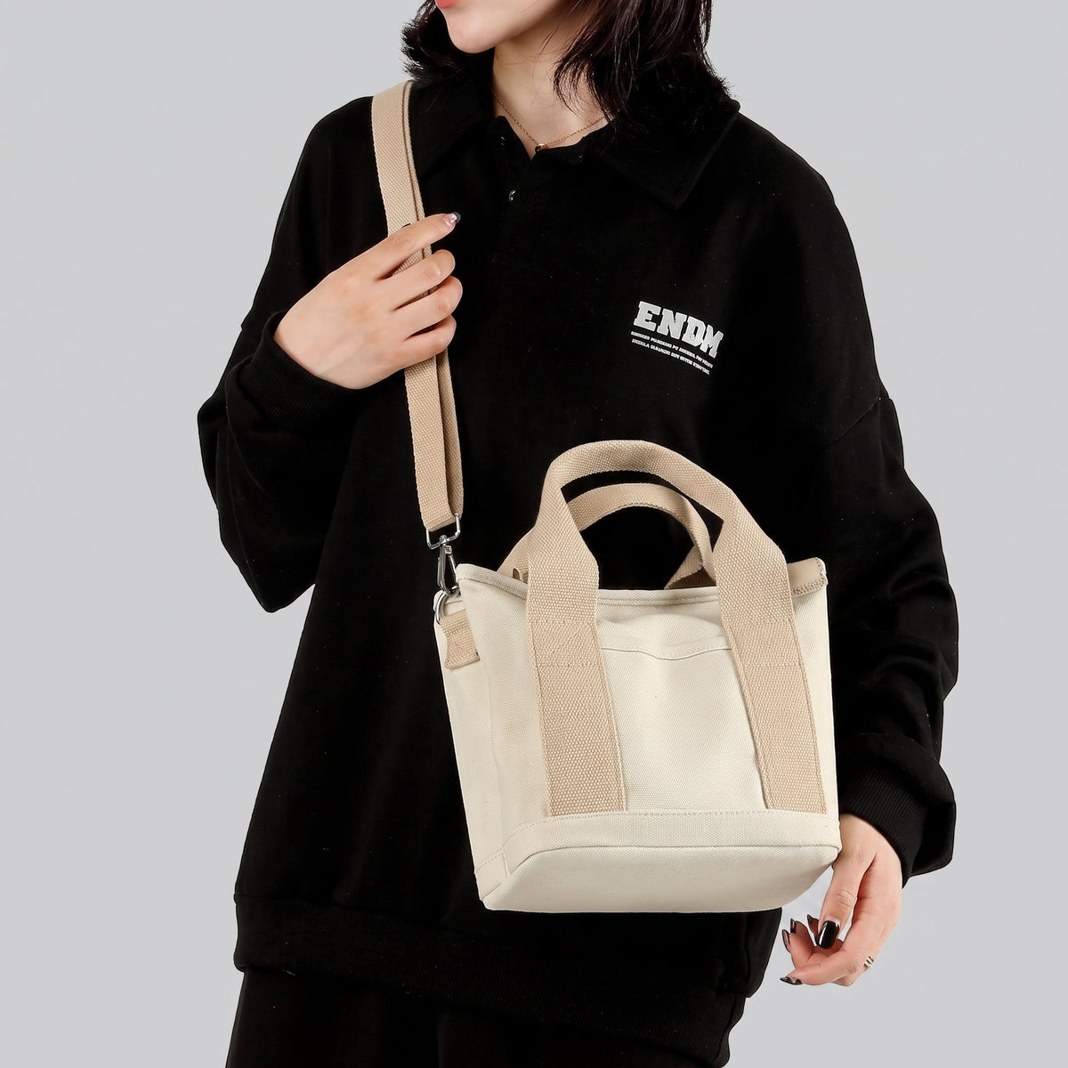 Sac de Voyage Cabas à Bandoulière pour Femme Bleu – vue 2 – Yokabag