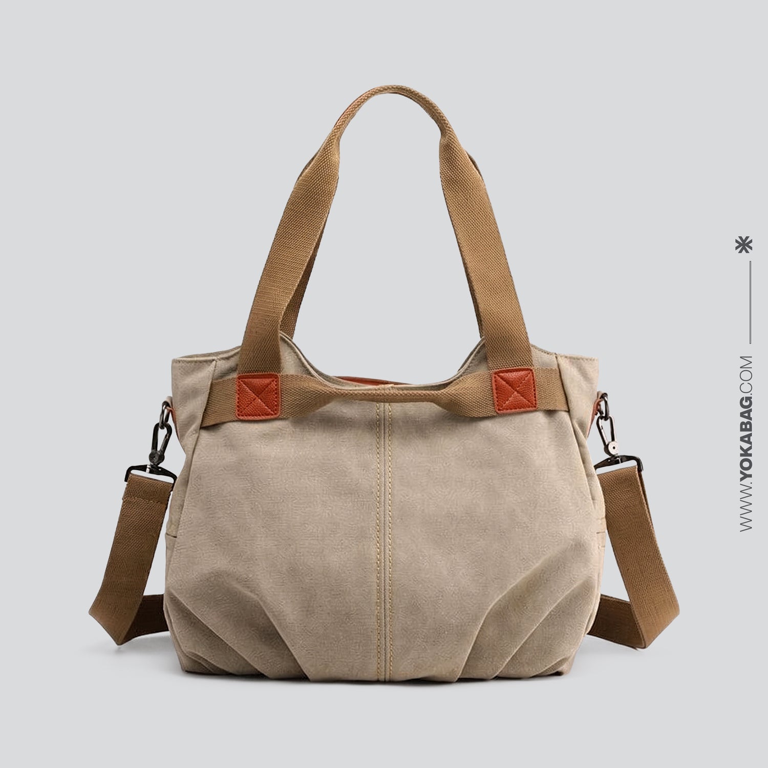 Sac à Main Voyage Femme Vintage en Toile Canvas - Explorer