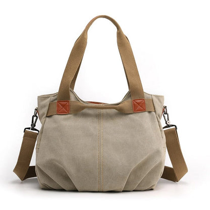 Sac à Main Voyage Femme Vintage en Toile Canvas - Explorer