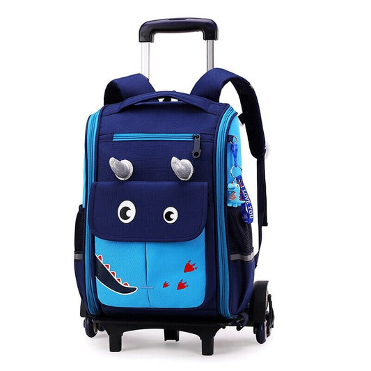 Valise à Roulettes Dinosaure - Cartable Garçon 6 roulettes – vue 2 – Yokabag