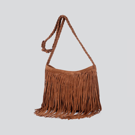 Sac Bandoulière Voyage Femme Boho Frangé