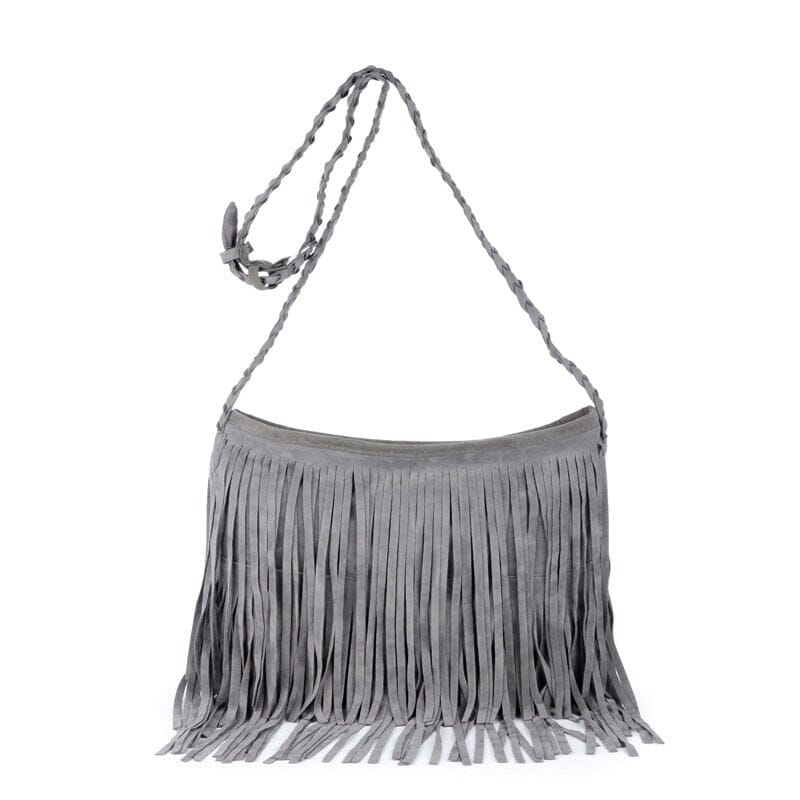 Sac Bandoulière Voyage Femme Boho Frangé – vue 5 – Yokabag