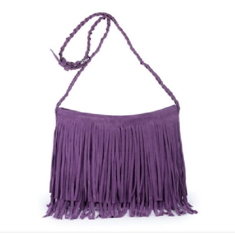 Sac Bandoulière Voyage Femme Boho Frangé – vue 7 – Yokabag