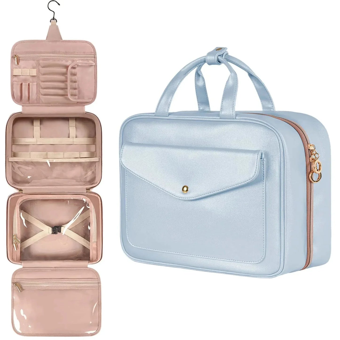 Sac de Voyage Féminin - Bleu Ciel
