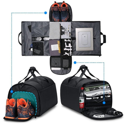 Valise Costume - Noir Bandoulière – vue 3 – Yokabag