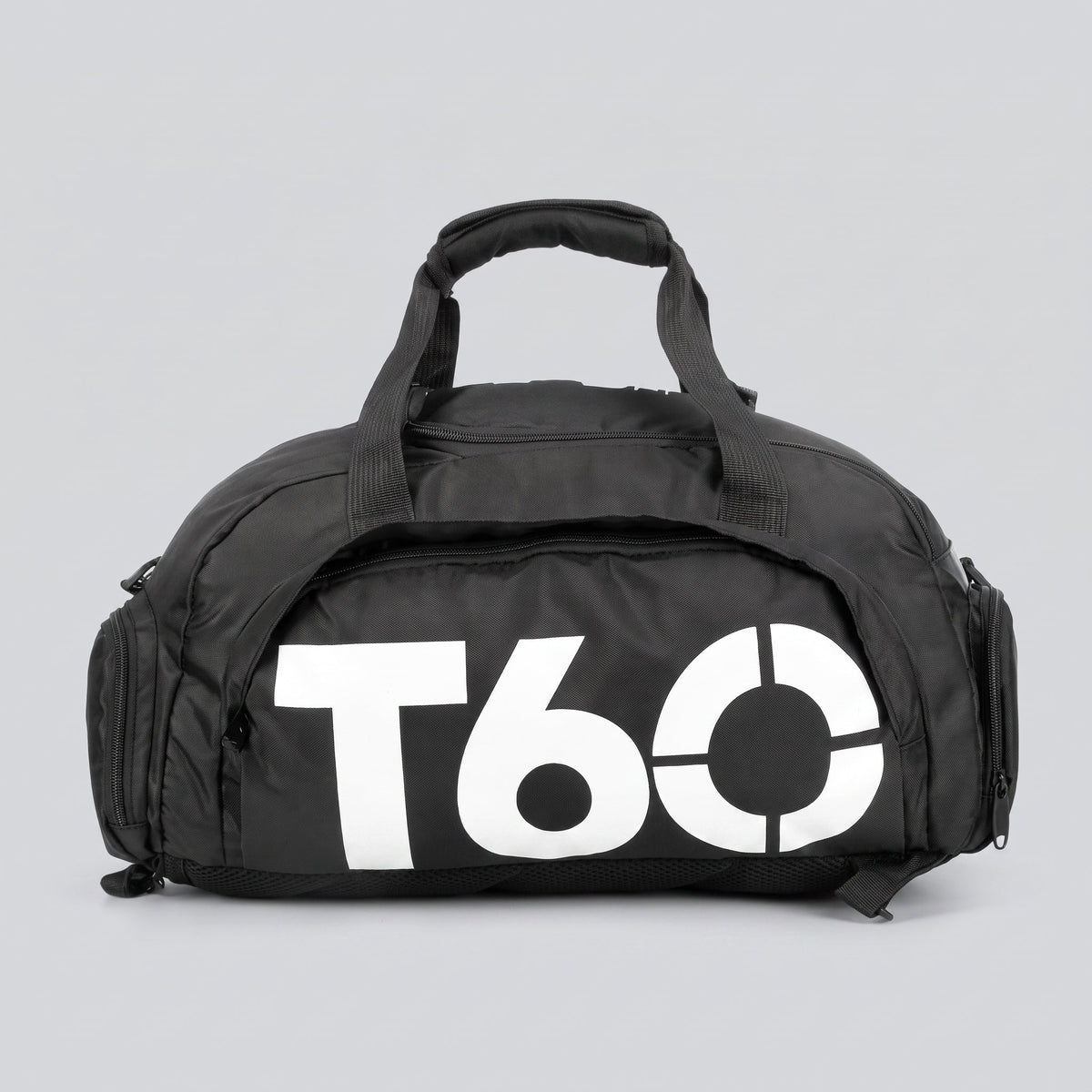 Sac de Voyage Compartiment Chaussures (Convertible) Noir & Jaune – vue 2 – Yokabag