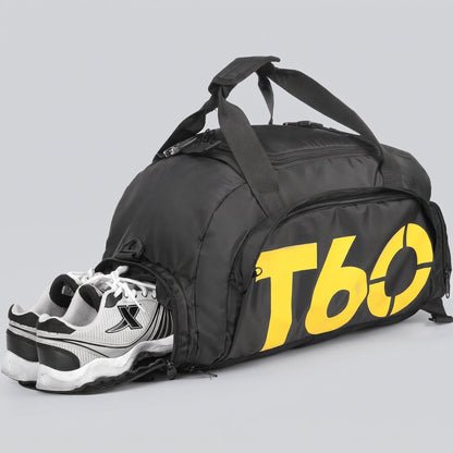 Sac de Voyage Compartiment Chaussures (Convertible) Bleu – vue 5 – Yokabag