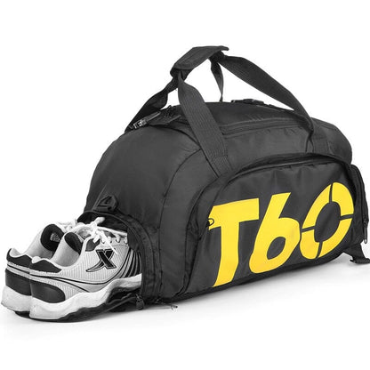 Sac de Voyage Compartiment Chaussures (Convertible) Bleu – vue 5 – Yokabag