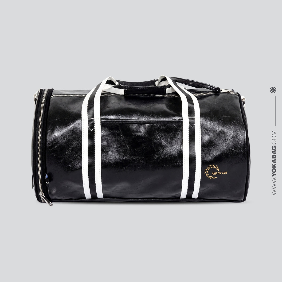 Sac de Voyage Vintage & Sport Bleu – vue 6 – Yokabag