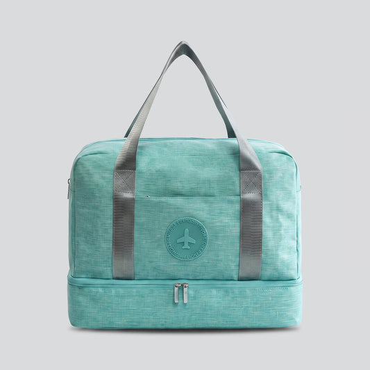 Sac de Voyage avec Compartiment Chaussures (Turquoise)