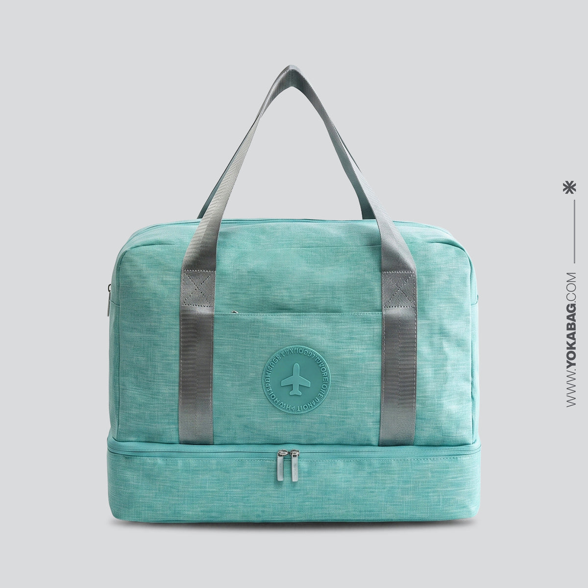 Sac de Voyage avec Compartiment Chaussures (Turquoise)