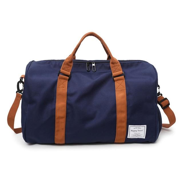 Sac de Voyage avec Compartiment Chaussures - Bleu Marine