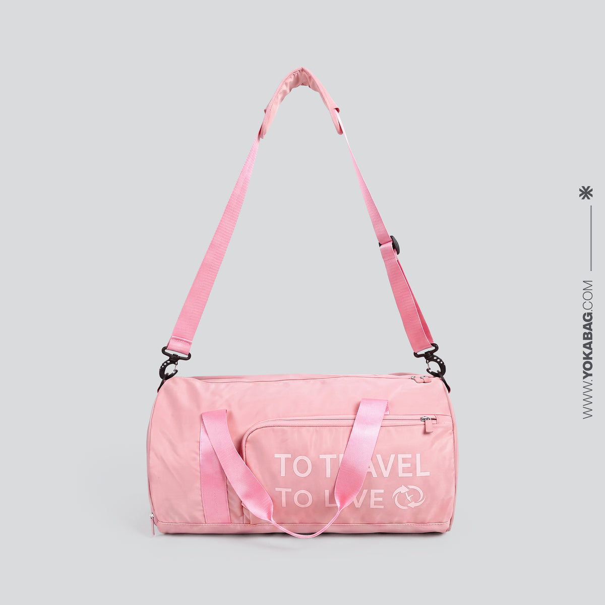 Sac de Voyage Rose – vue 3 – Yokabag
