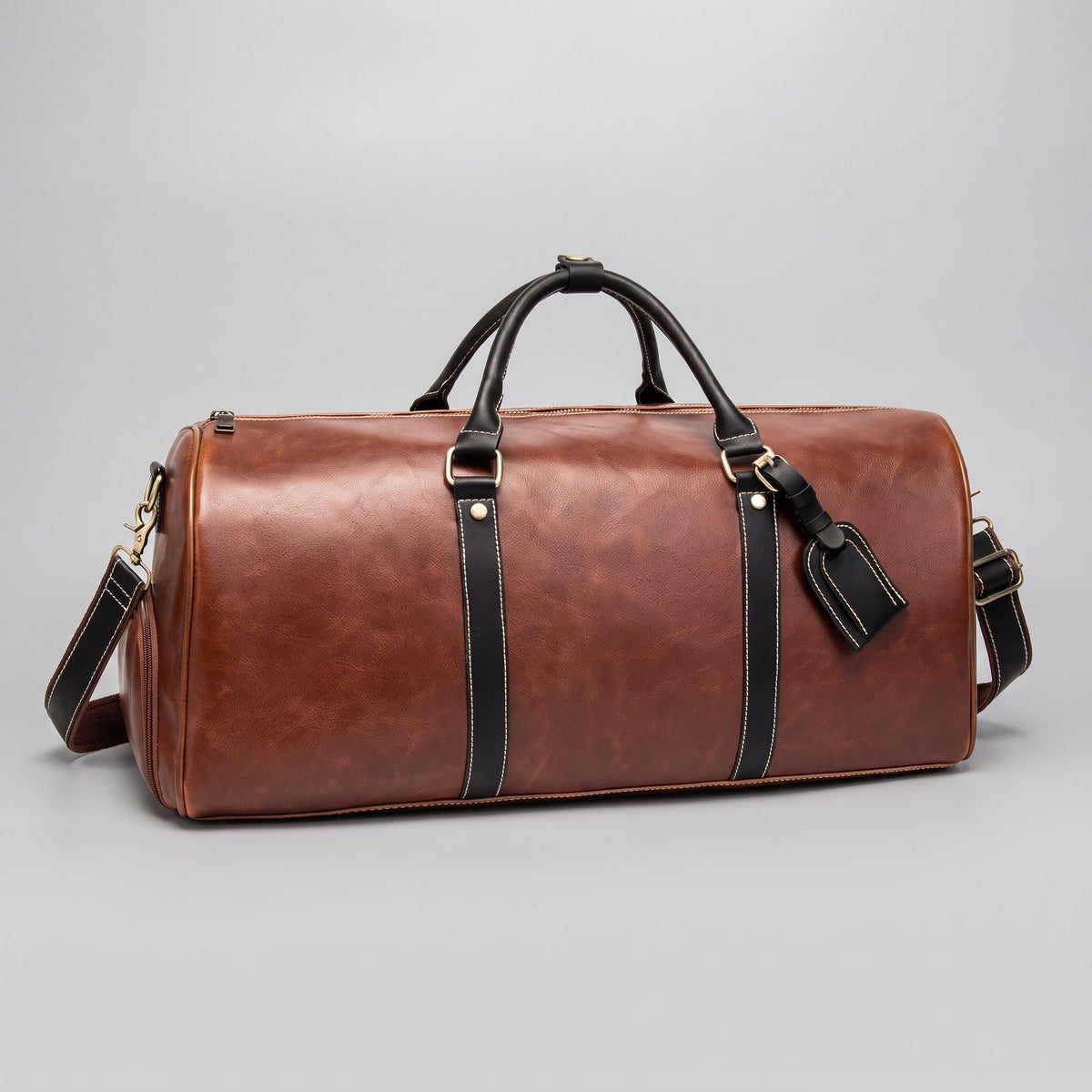 Sac de Voyage Vintage avec Compartiment à Chaussures intégré – vue 7 – Yokabag
