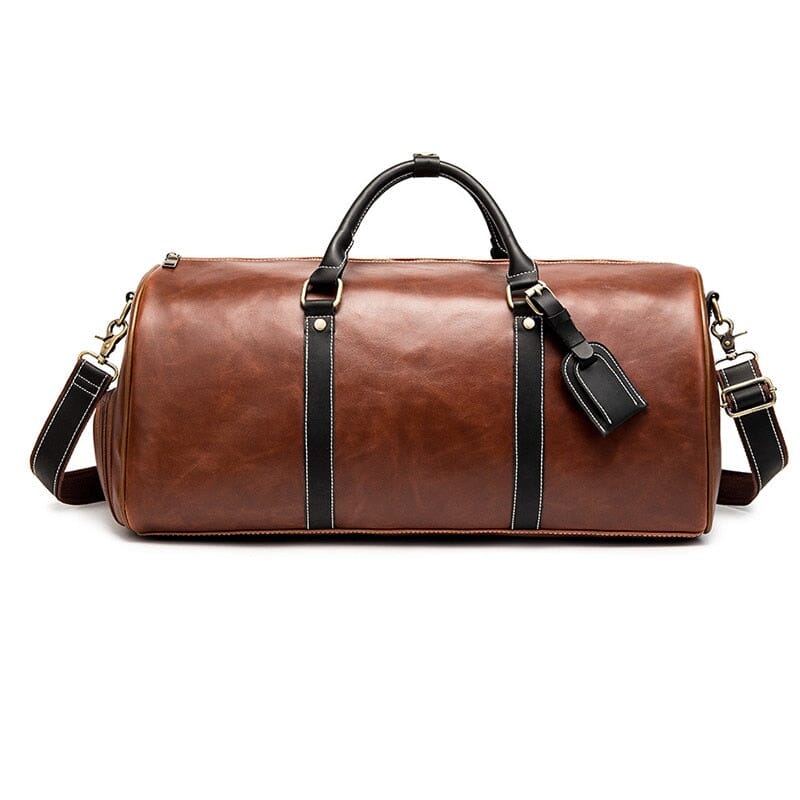 Sac de Voyage Vintage avec Compartiment à Chaussures intégré – vue 4 – Yokabag