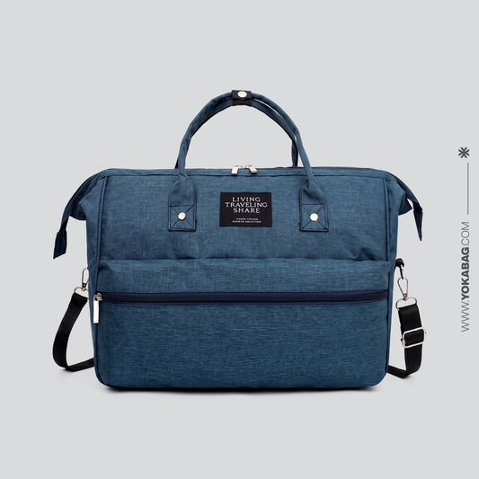 Sac de Voyage Bébé - Voyage Enfance Partage (à Bandoulière, Bleu)