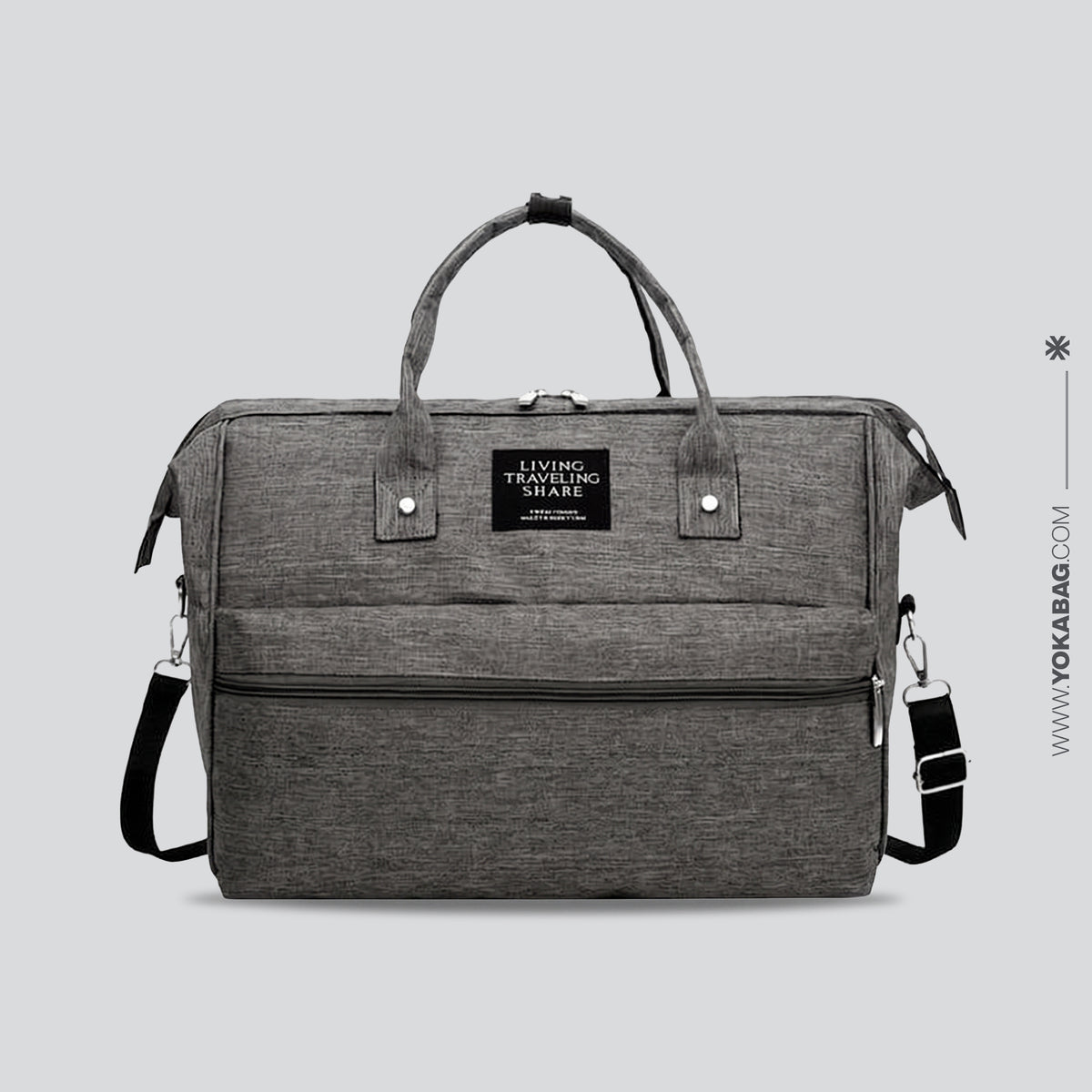 Sac de Voyage Bébé - Share (à Bandoulière, Gris)