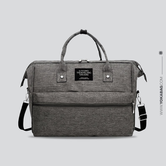 Sac de Voyage Bébé - Share (à Bandoulière, Gris)